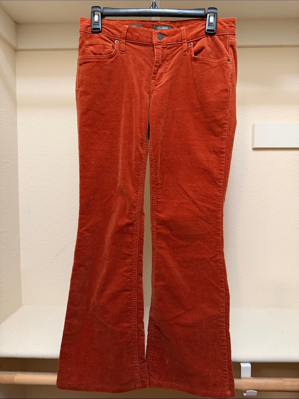Wild Fable Rust Corduroy Flare Jeans